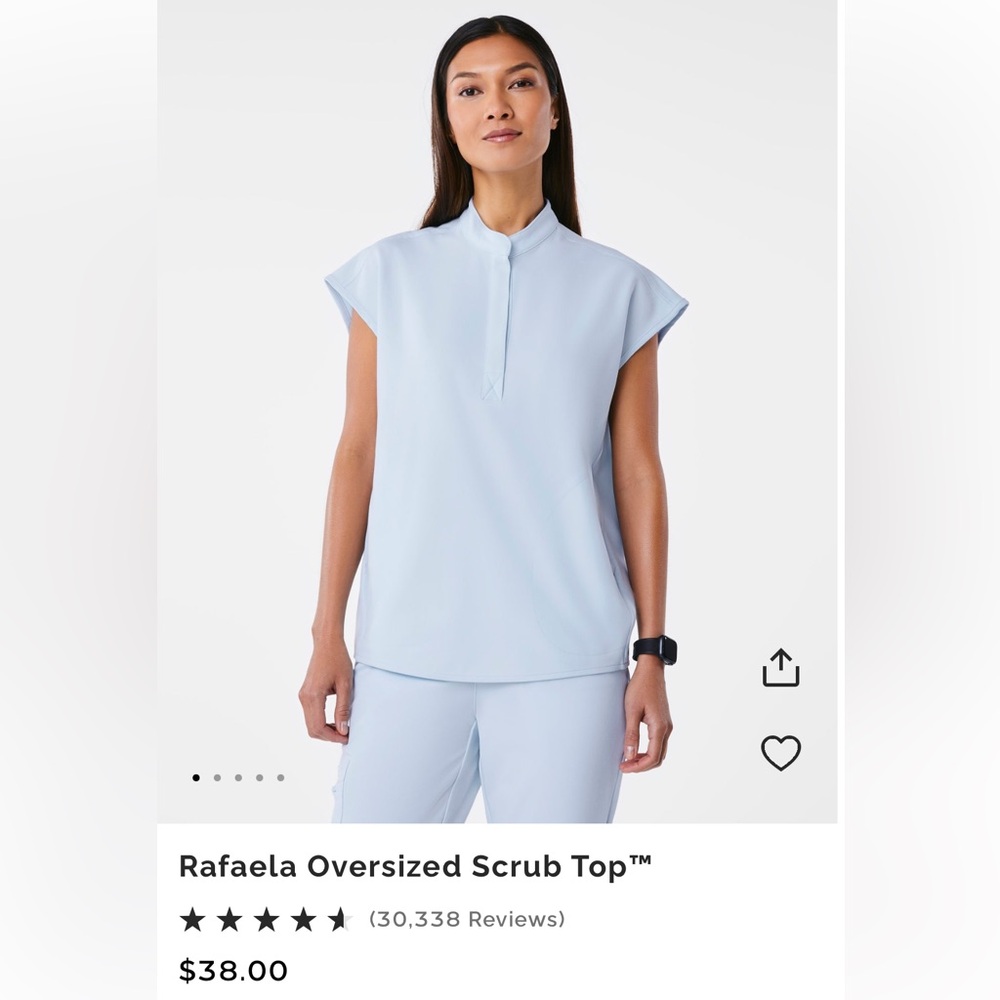 Figs Open Skies scrub set
